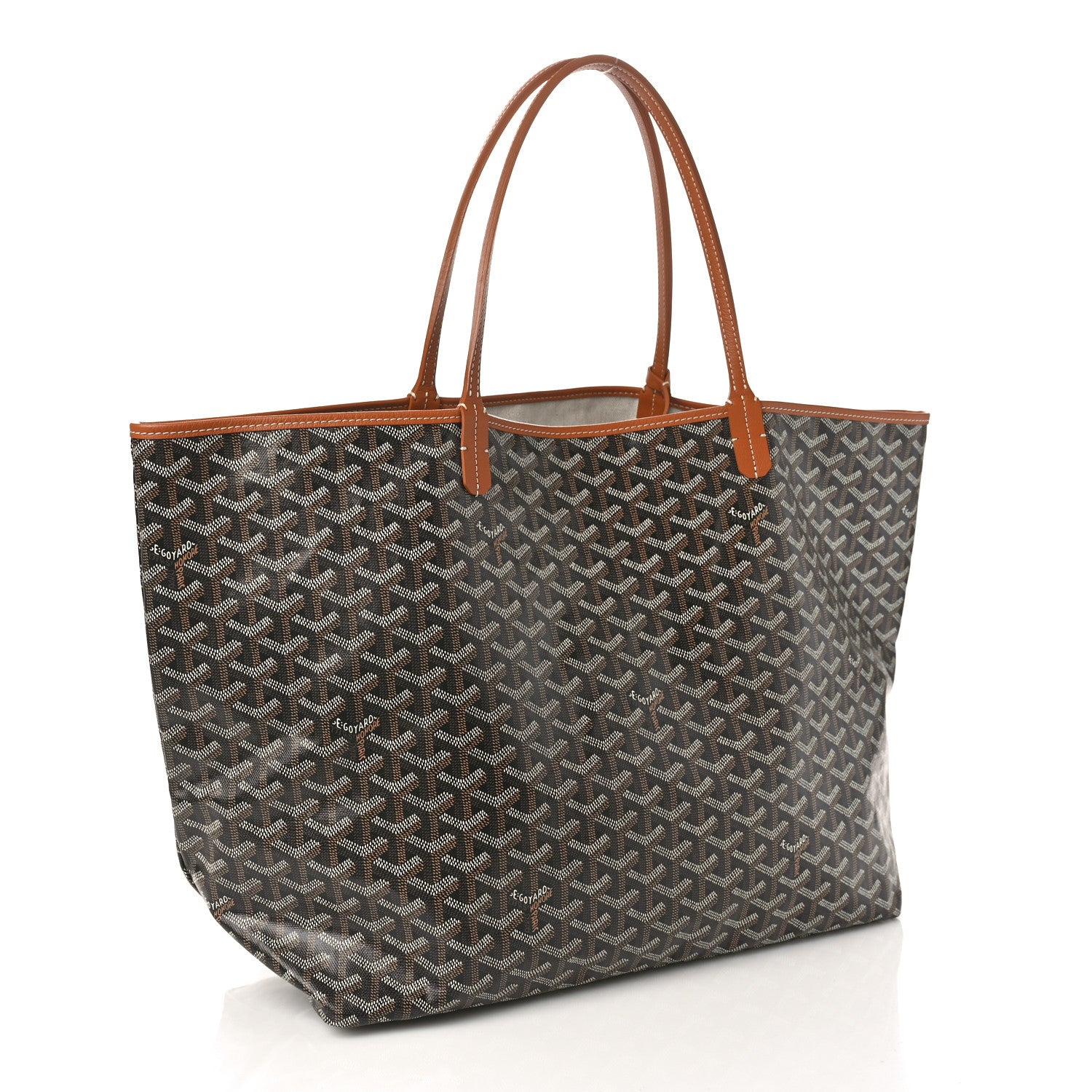 Goyard Goyardine Saint Louis GM Black Gold 4 of 10