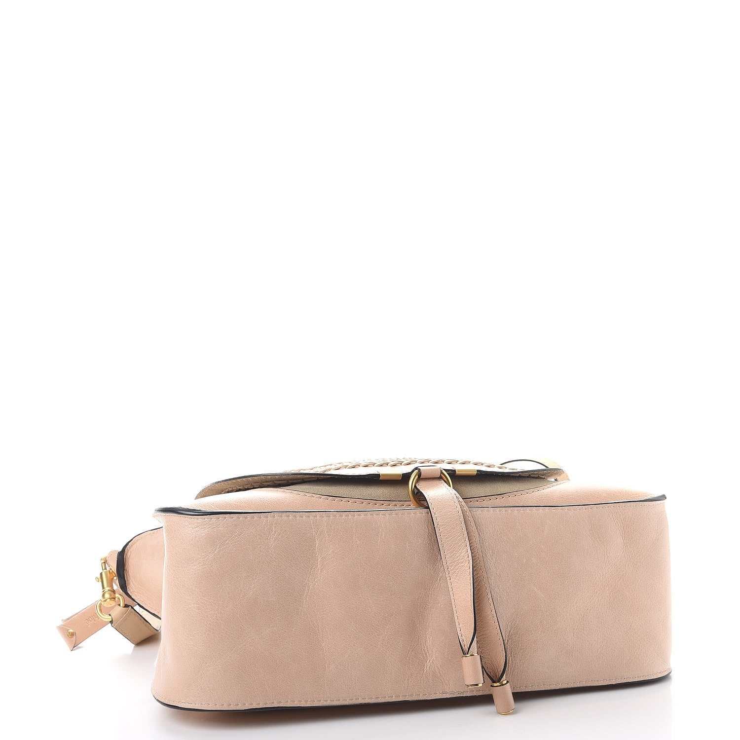 Chloe Calfskin Braided Medium Marcie Satchel Powder Beige 4 of 9