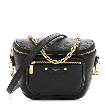 Louis Vuitton Empreinte Mini Bumbag Black 1 of 11