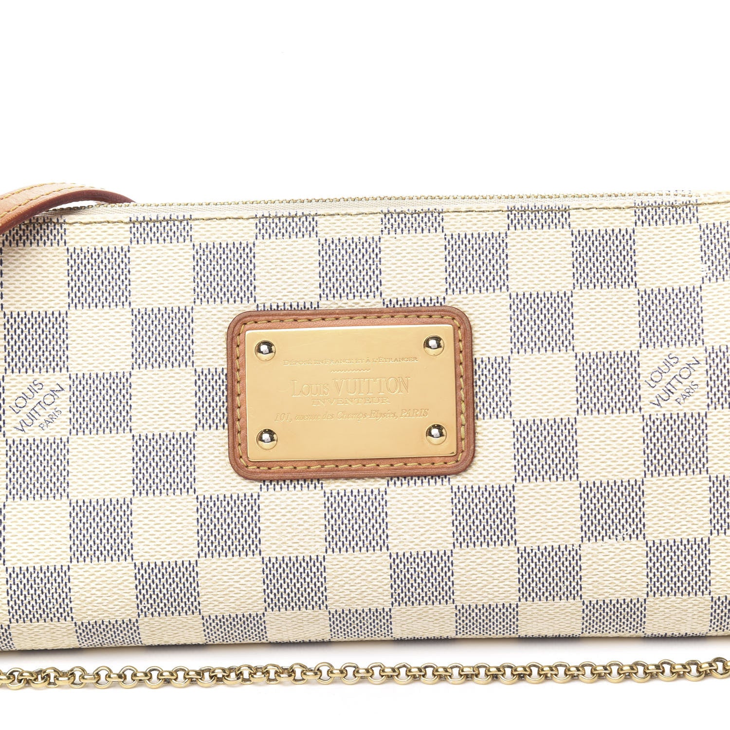 Louis Vuitton Damier Azur Eva Clutch 8 of 10