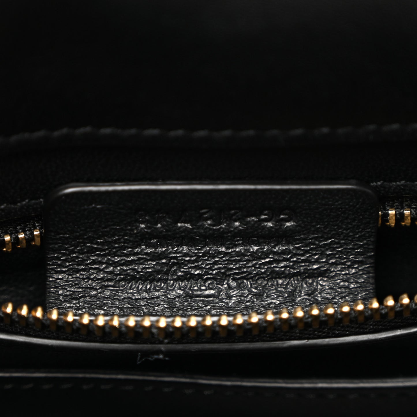 Calfskin Aura Shoulder Bag Black