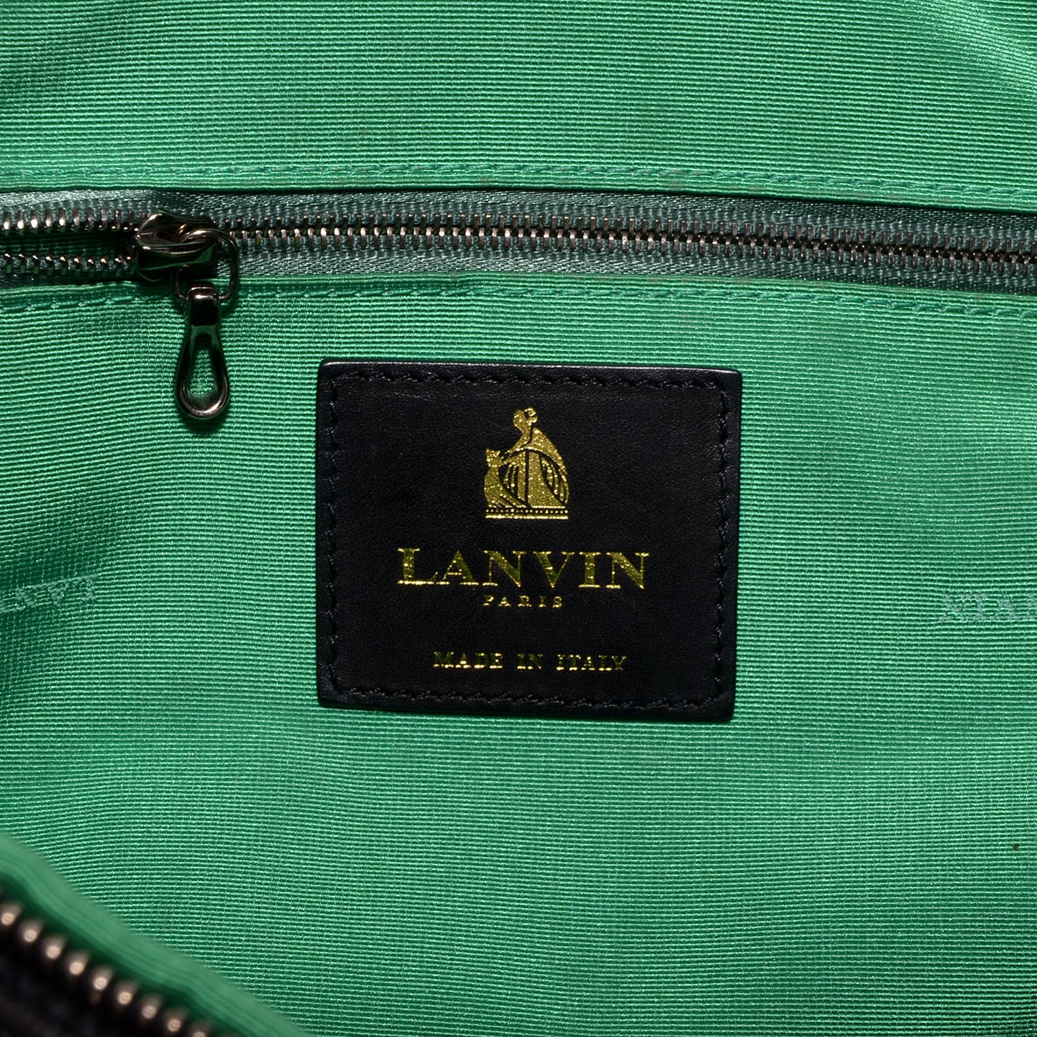 Lanvin Lambskin Amalia Double Wear Satchel Black 6 of 8