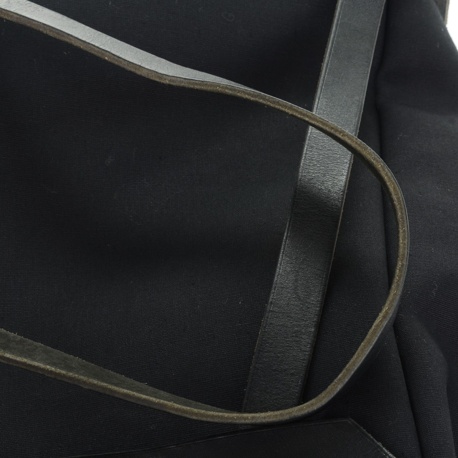 Hermes Toile Vache Calfskin Herbag 30 PM Backpack Black 10 of 10