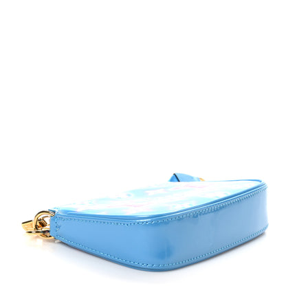 Louis Vuitton Vernis Valentine Mini Pochette Accessories Baby Blue Neon 4 of 9