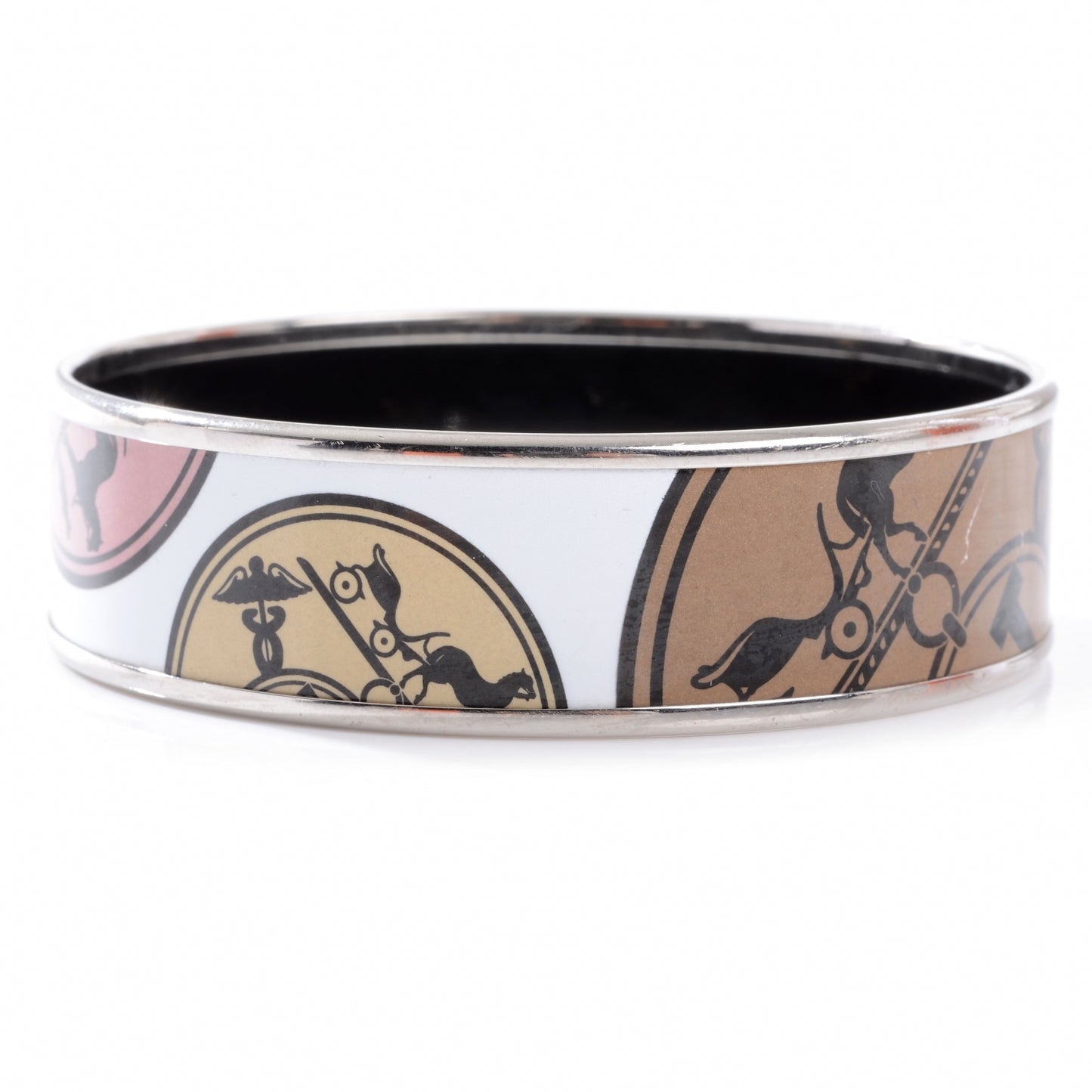 Enamel Printed Ex Libris Wide Bracelet 70