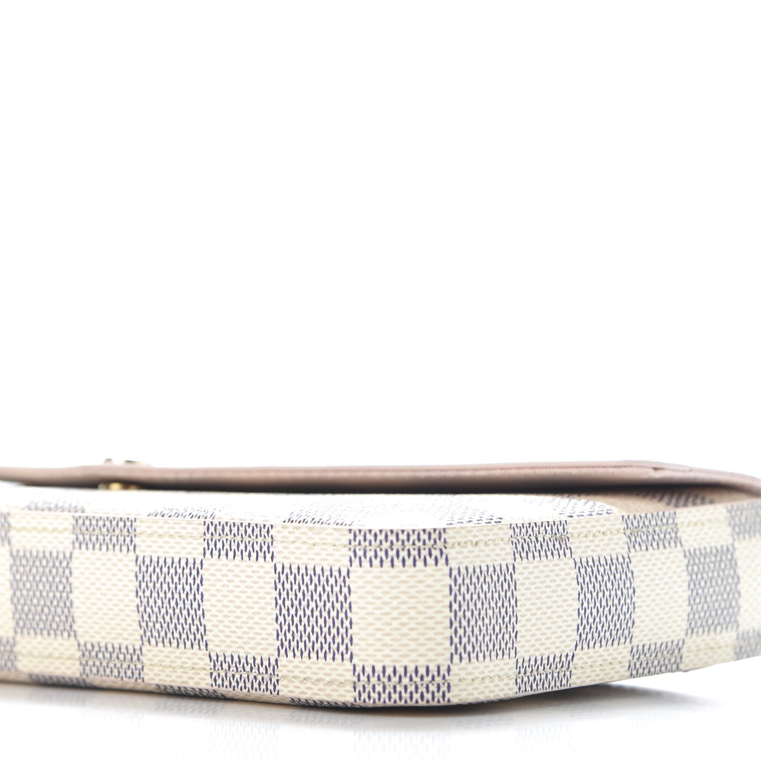 Louis Vuitton Damier Azur Calfskin Pochette Felicie Eau de Rose 6 of 9