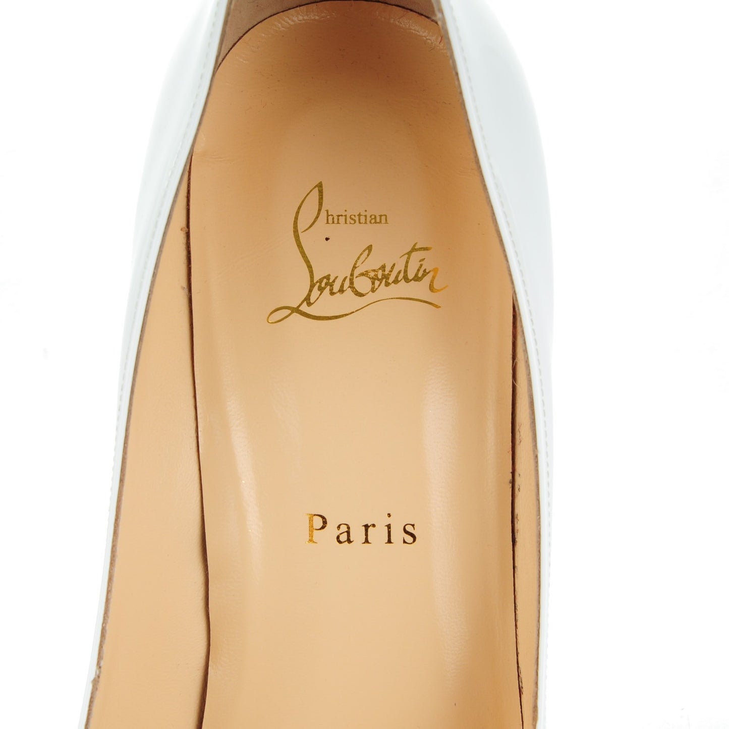 Patent Decollete 554 100 Pumps 42 White