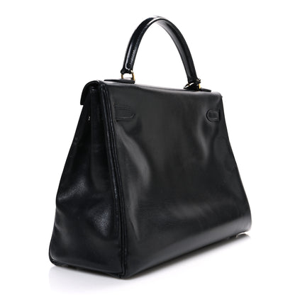 Hermes Box Kelly Retourne 32 Black 3 of 11