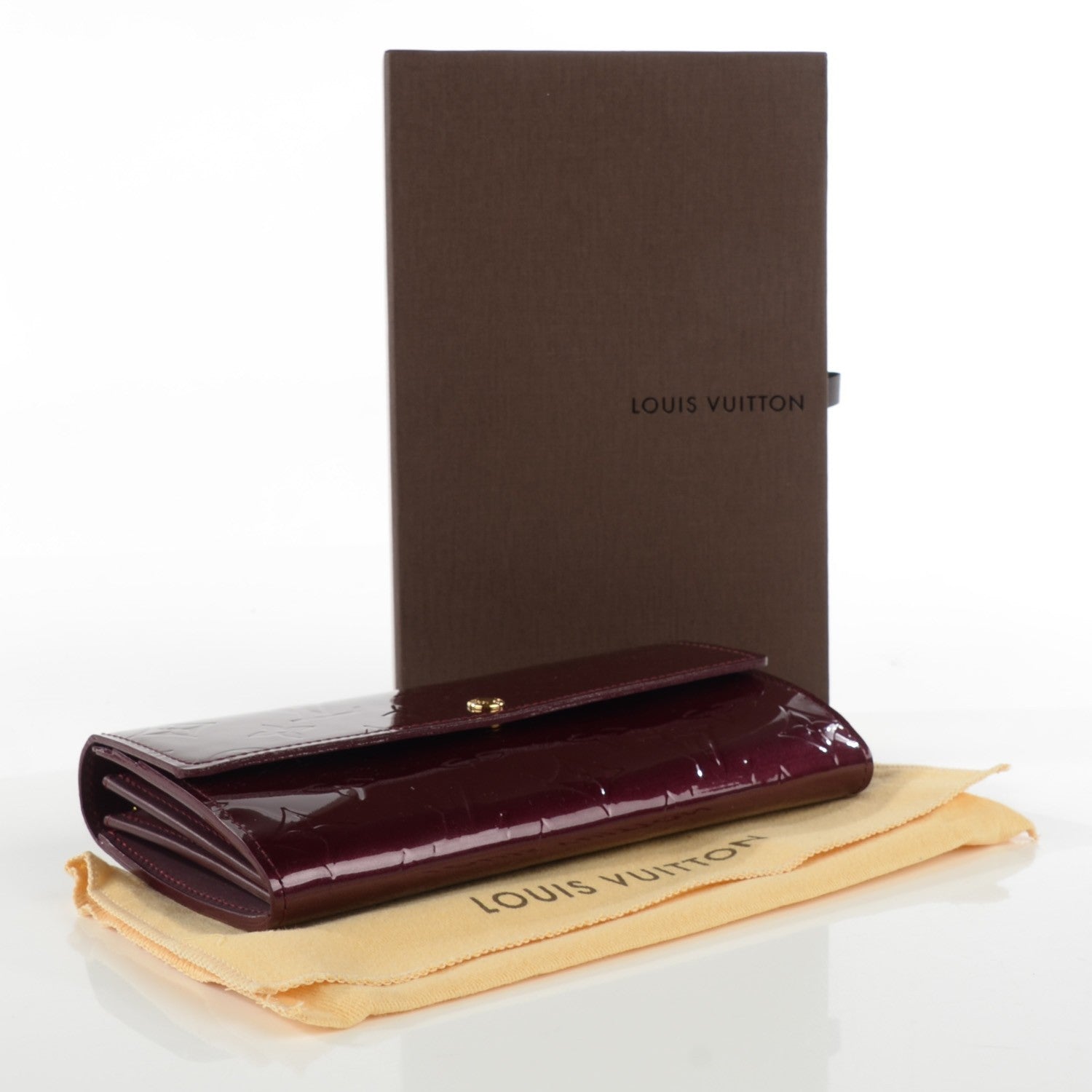 Louis Vuitton Vernis Sarah Wallet Rouge Fauviste 4 of 7