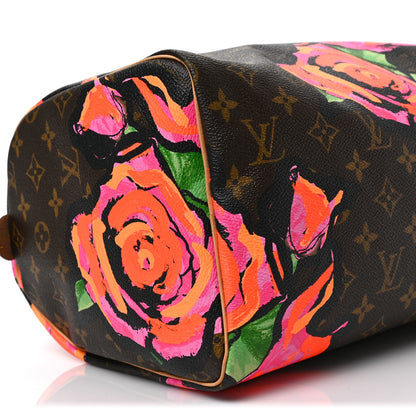 Louis Vuitton Monogram Roses Speedy 30 7 of 8