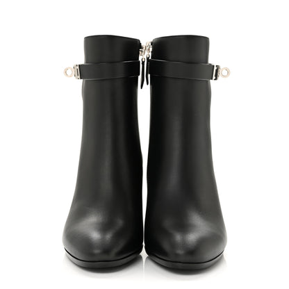Hermes Calfskin Saint Germain Ankle Boots 36 Black 3 of 10