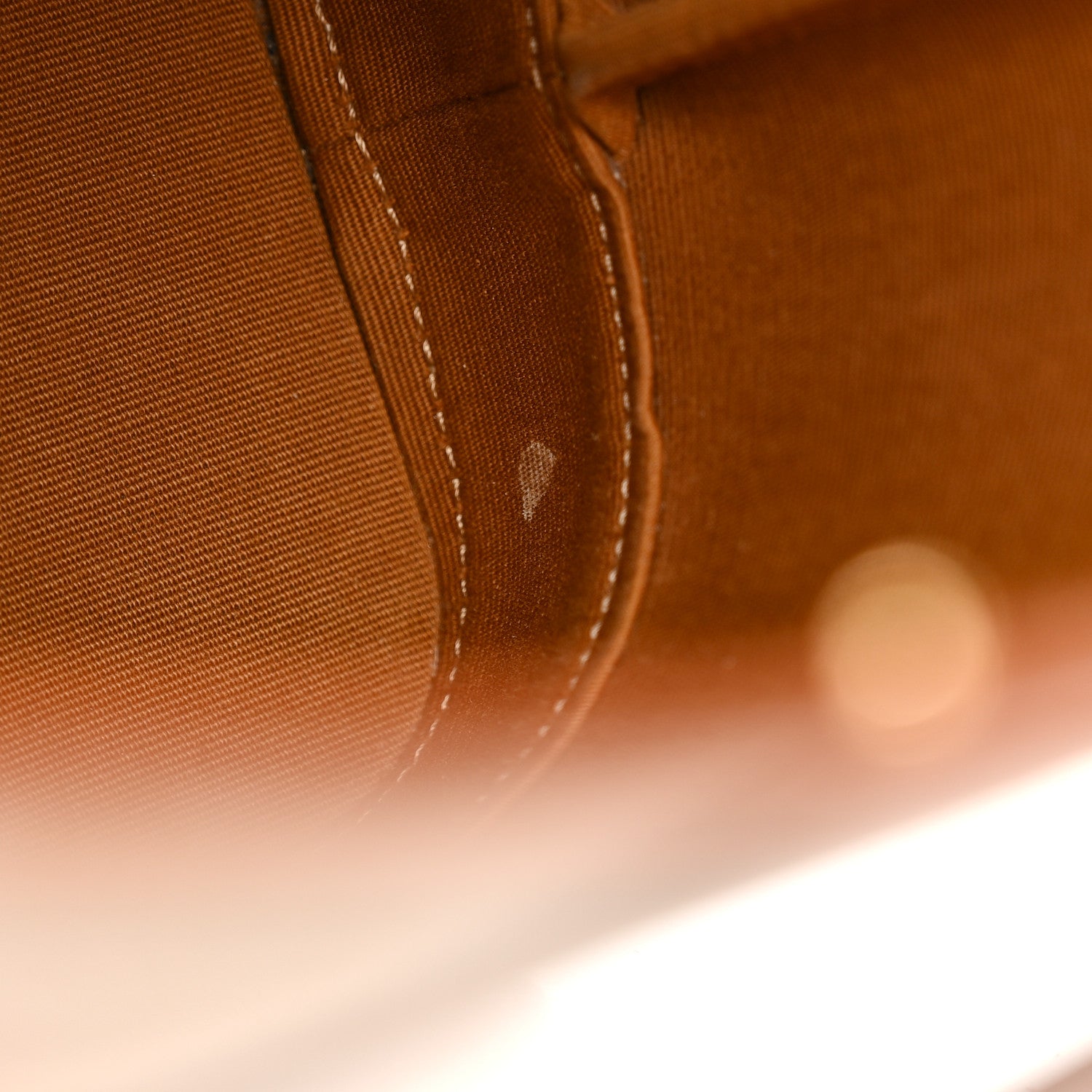 Celine Triomphe Canvas Calfskin Small Bucket Bag White 11 of 12