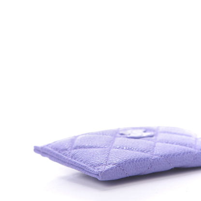 Chanel Caviar Quilted Incognito Card Holder Purple 6 of 11