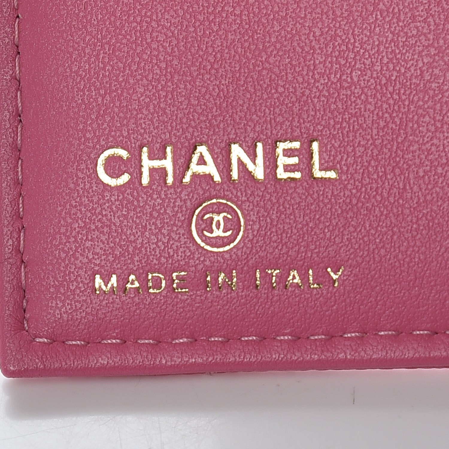 Chanel Caviar Quilted Card Holder Wallet Pink 6 of 8
