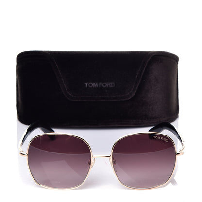 Tom Ford Acetate Georgina Sunglasses TF499 Purple 8 of 8