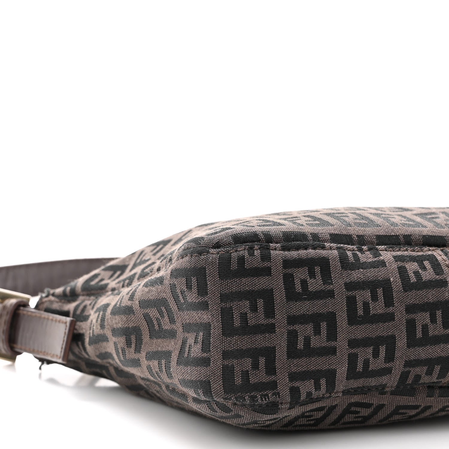Fendi Zucchino Mini Pochette Tobacco Moro 9 of 13