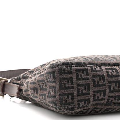 Fendi Zucchino Mini Pochette Tobacco Moro 9 of 13