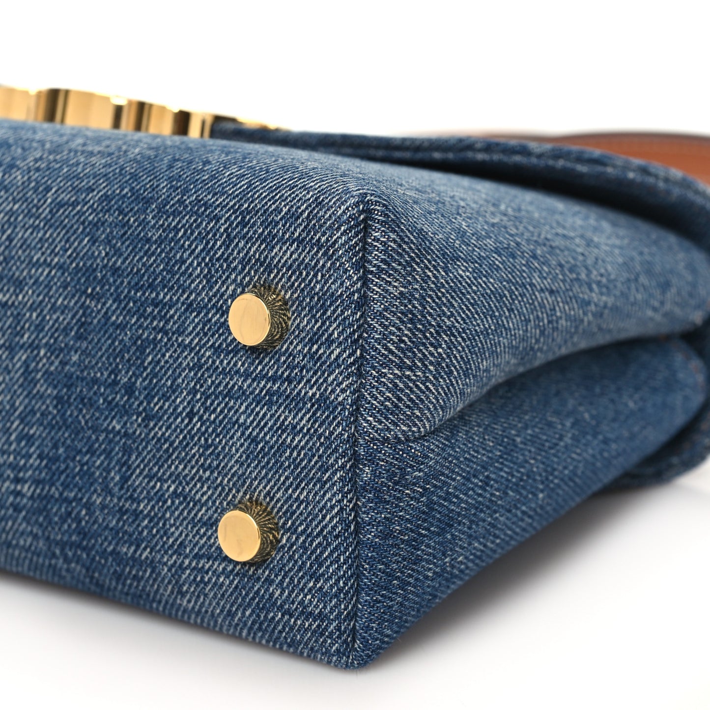 Denim Calfskin Teen Nino Tan