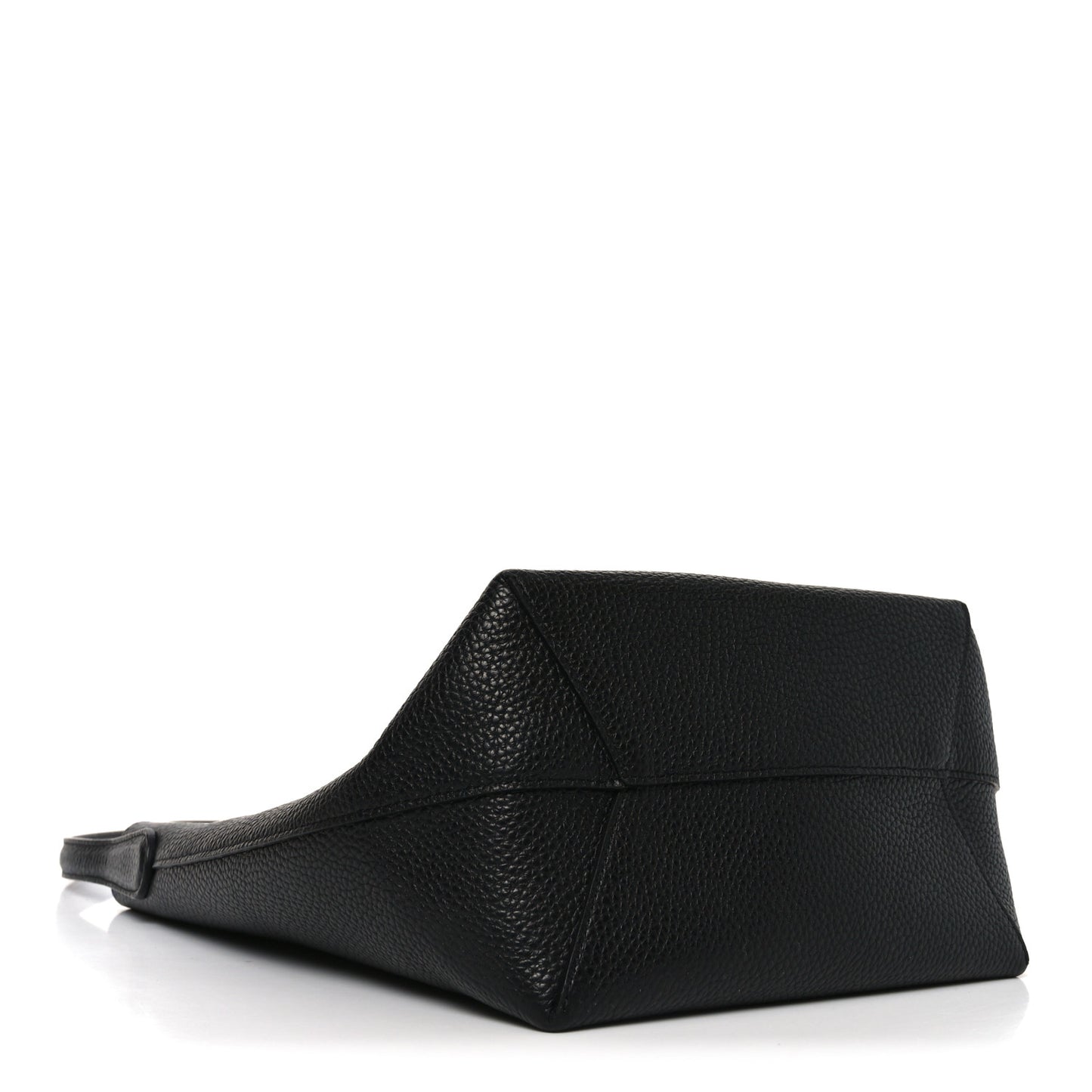 Pebbled Calfskin Small Everyday Cabas Black