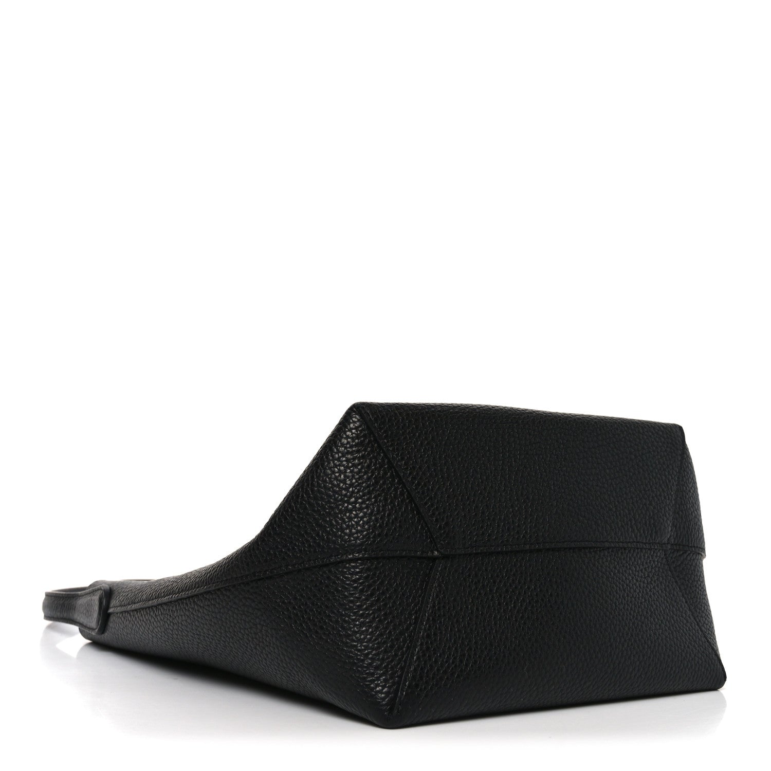 Mansur Gavriel Pebbled Calfskin Small Everyday Cabas Black 4 of 9
