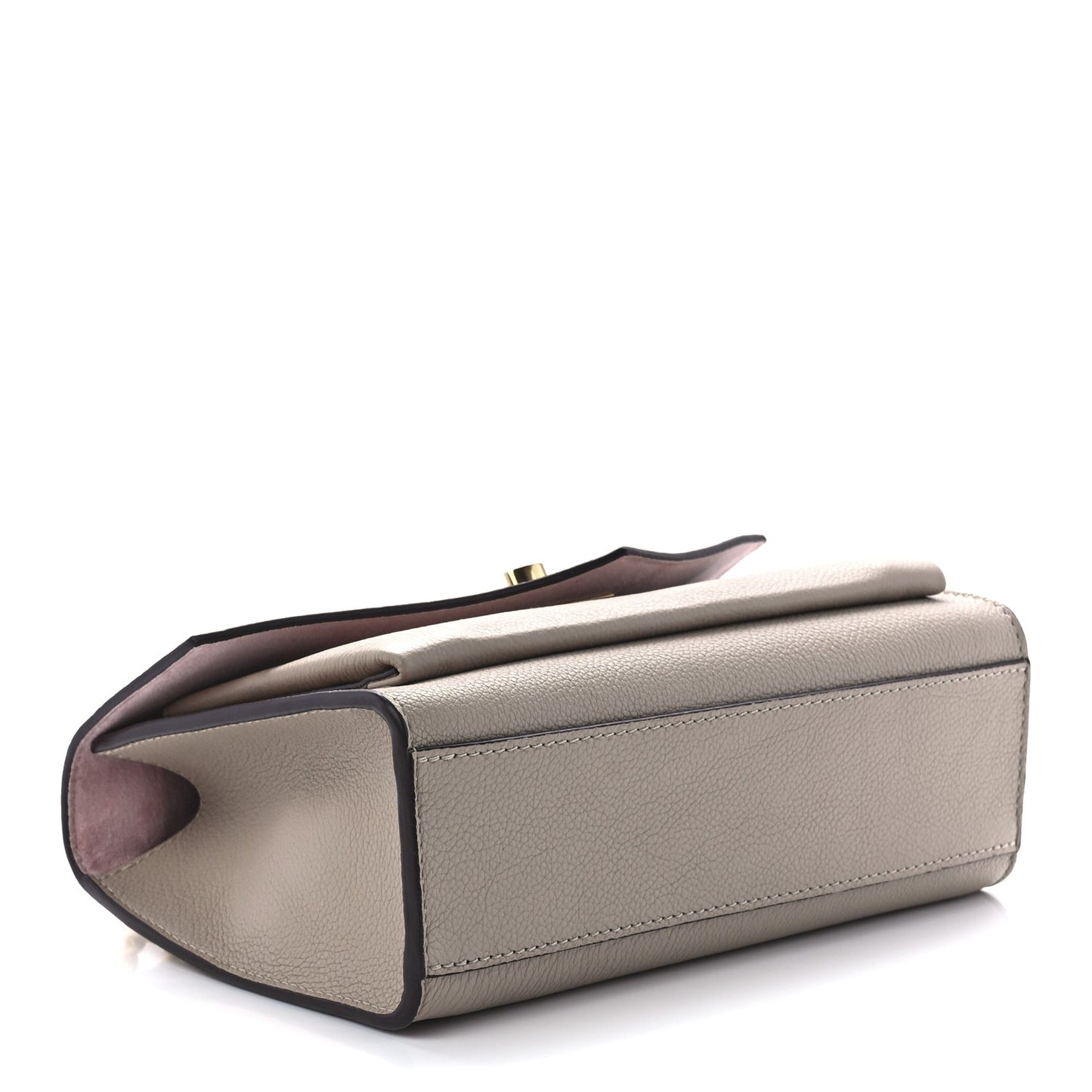 Soft Calfskin Mylockme Chain Bag BB Greige
