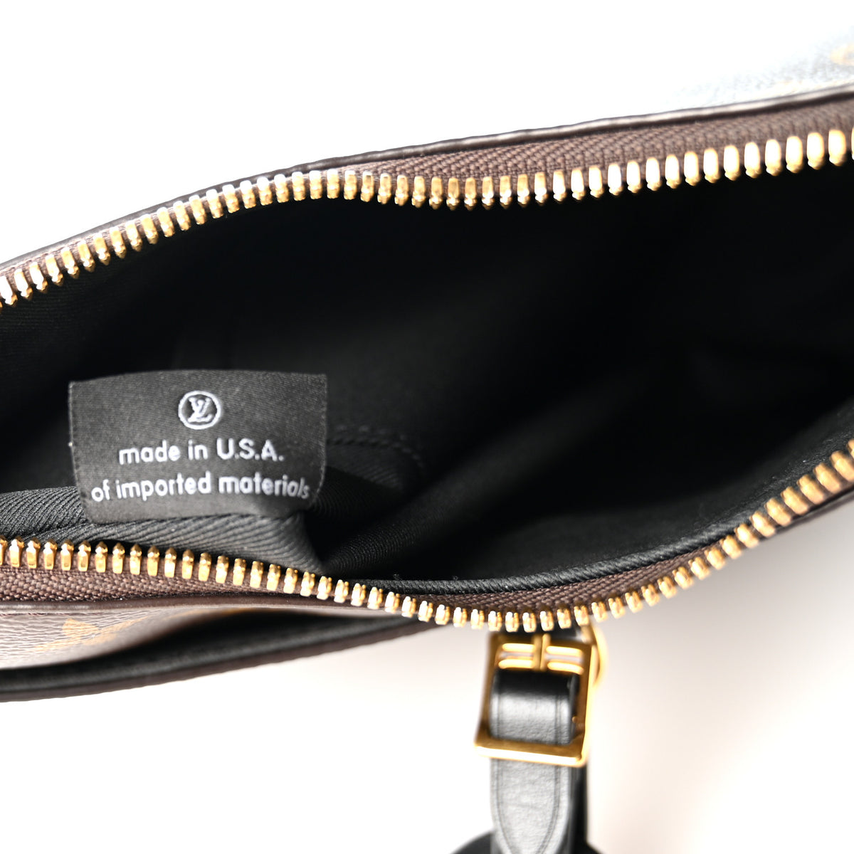 Louis Vuitton Monogram Odeon PM Black 7 of 11