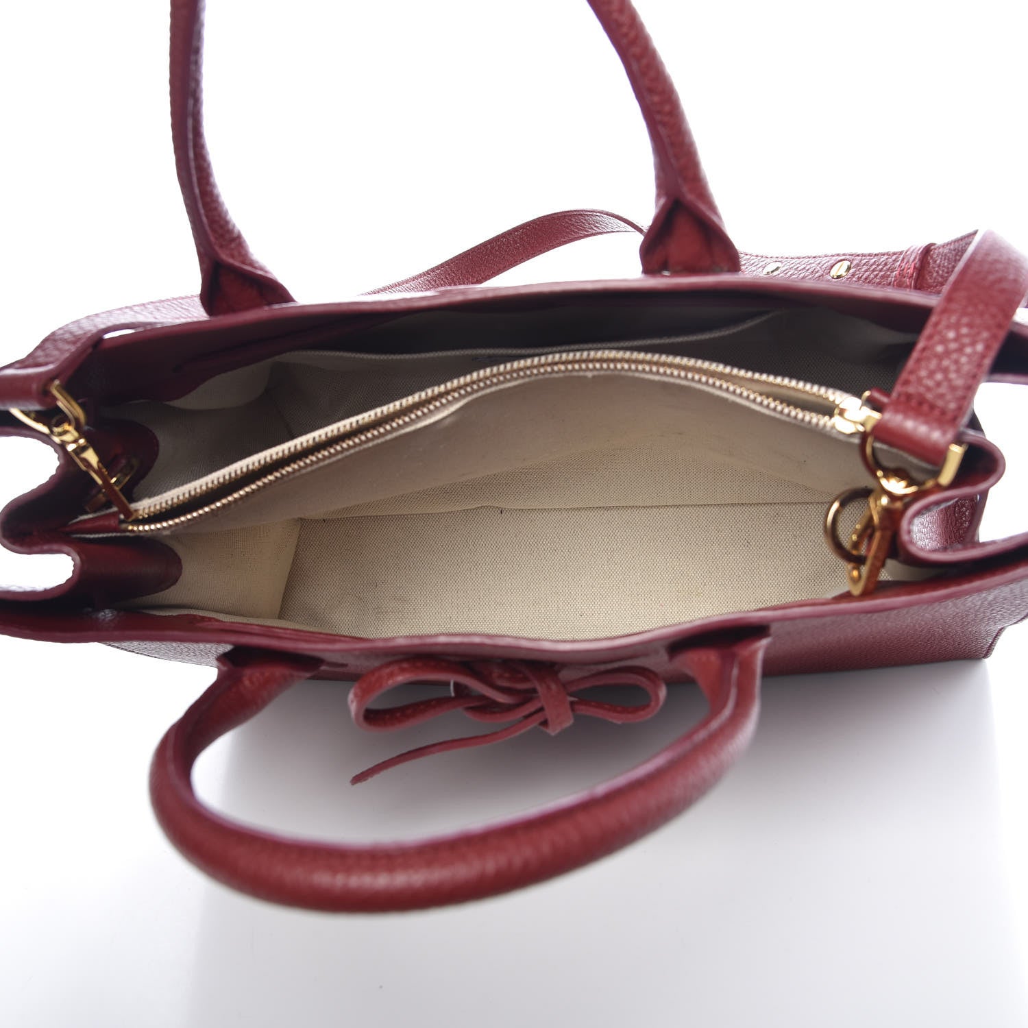 Mansur Gavriel Tumbled Calfskin Large Sun Bag Rococo 7 of 12