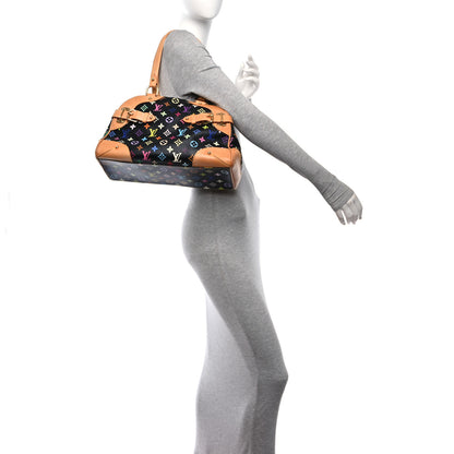 Louis Vuitton Monogram Multicolor Claudia Black 2 of 9