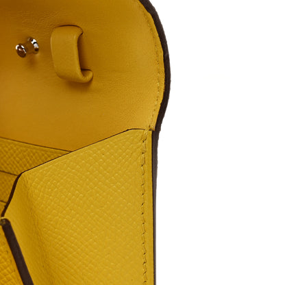 Hermes Epsom Constance Long Wallet To Go Jaune de Naples 7 of 8