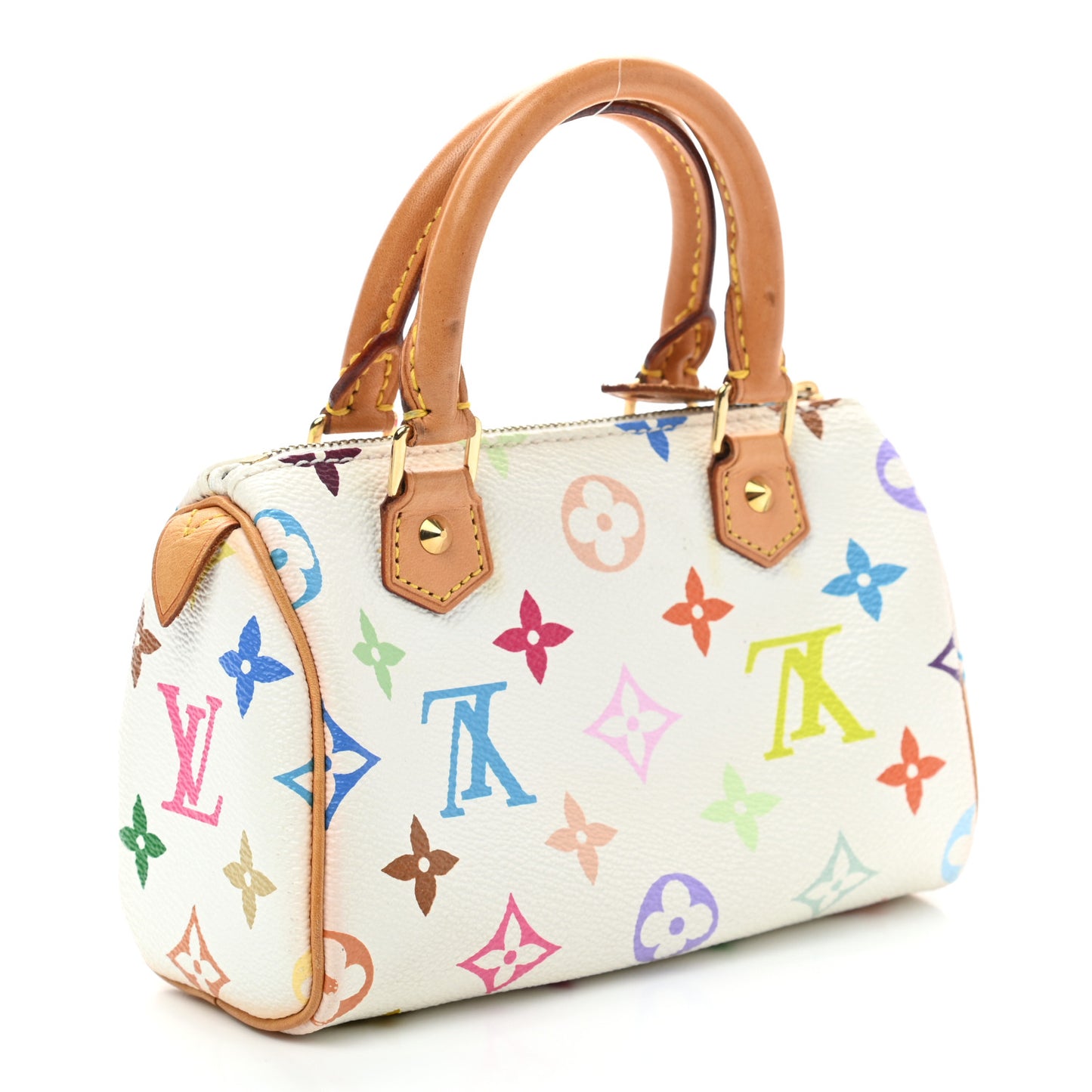 Monogram Multicolor Mini Sac HL Speedy White