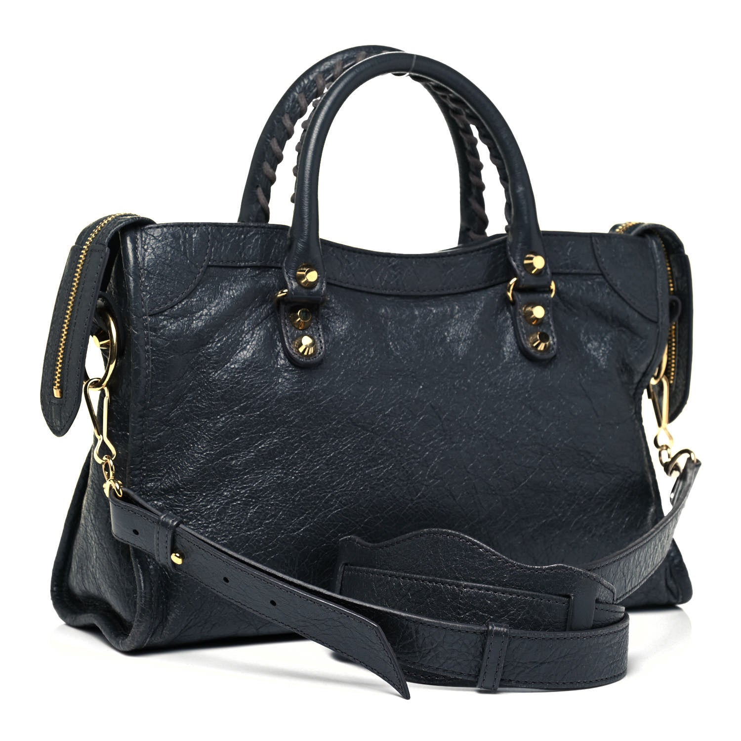 Balenciaga Agneau Classic Gold Hardware S City Gris Fossile 3 of 9