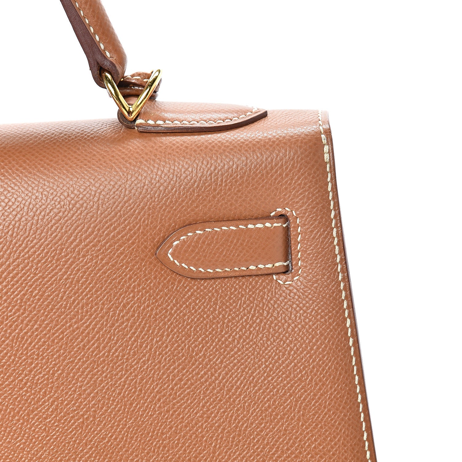 Hermes Courchevel Kelly Sellier 32 Gold 11 of 41