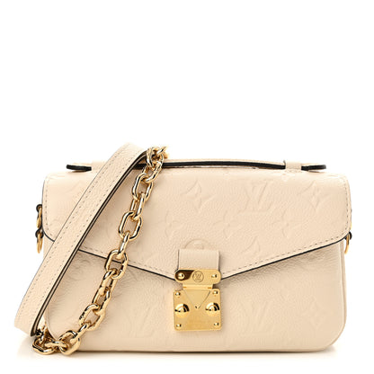 Louis Vuitton Empreinte Pochette Metis East West Cream 1 of 8