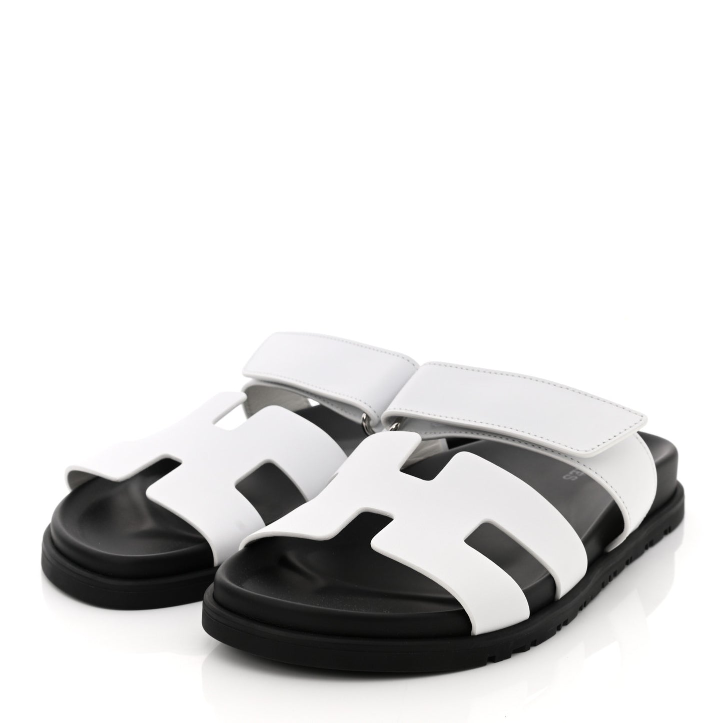 Calfskin Womens Chypre Sandals 37 White