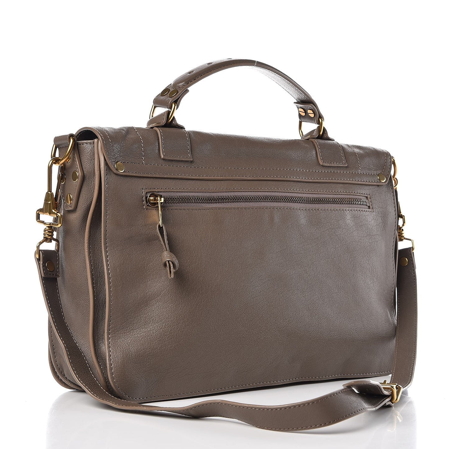 Lambskin Medium PS1 Satchel Smoke