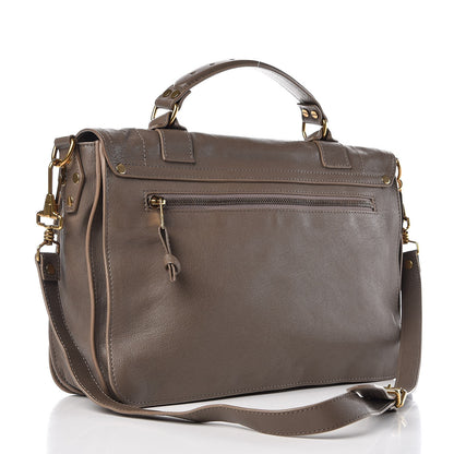 Proenza Schouler Lambskin Medium PS1 Satchel Smoke 3 of 8