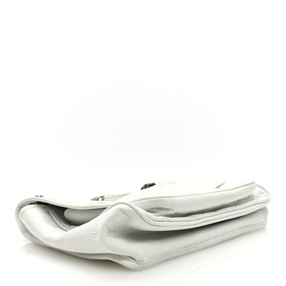Saint Laurent Crinkled Calfskin Matelasse Monogram Medium Niki Chain Satchel Crema Soft 4 of 8