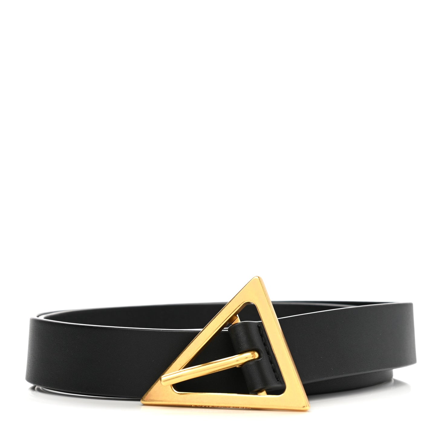 Calfskin Triangle Belt 75 30 Black