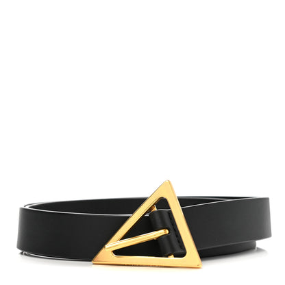 Bottega Veneta Calfskin Triangle Belt 75 30 Black 1 of 5
