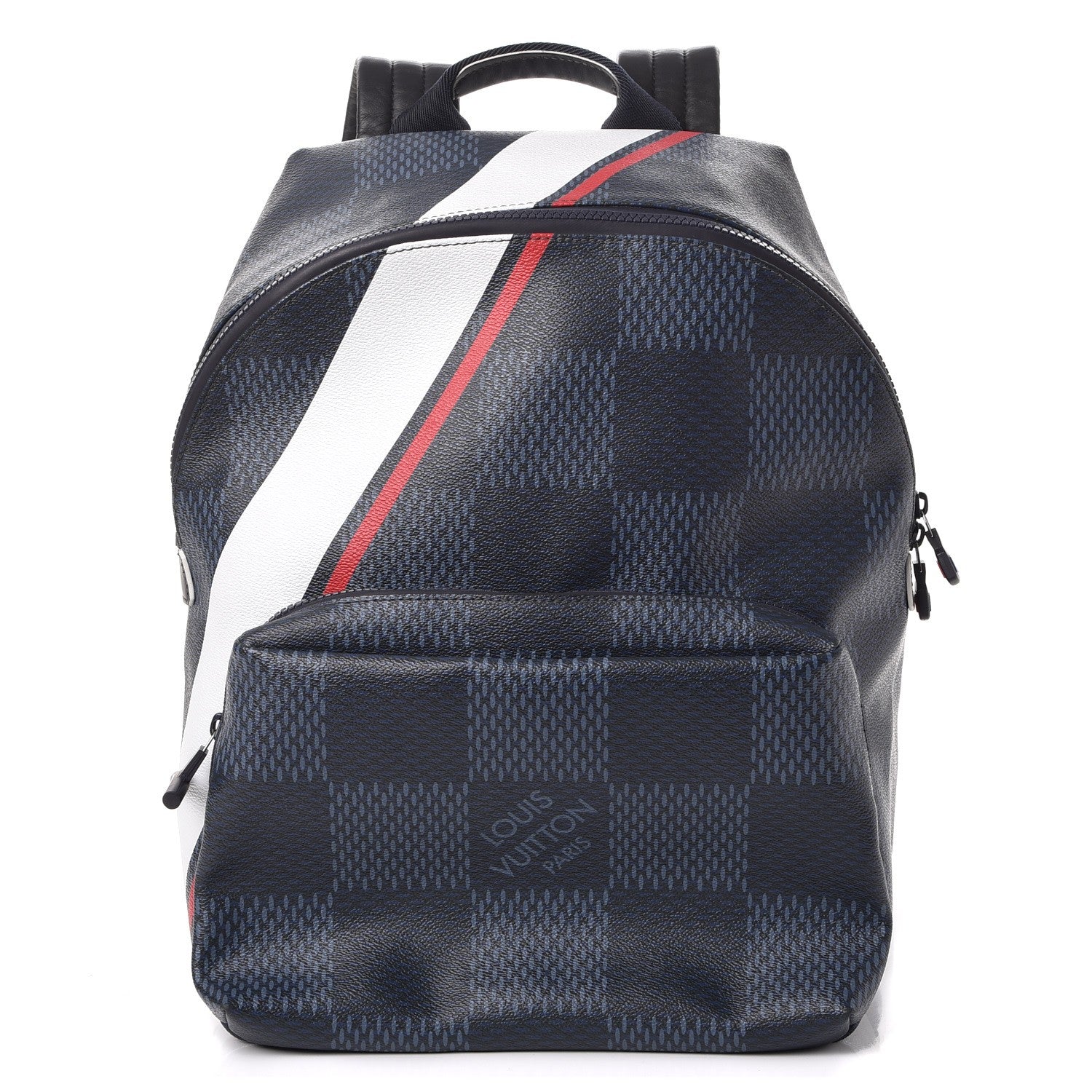 Louis Vuitton Damier Cobalt Latitude America's Cup Apollo Backpack Red 1 of 8