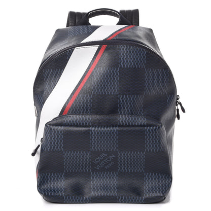 Louis Vuitton Damier Cobalt Latitude America's Cup Apollo Backpack Red 1 of 8