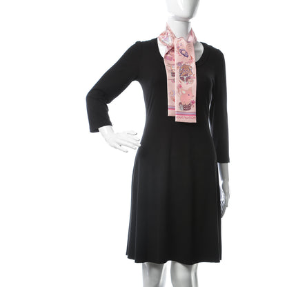 Louis Vuitton Silk Monogram Superstition Bandeau Light Pink 2 of 5