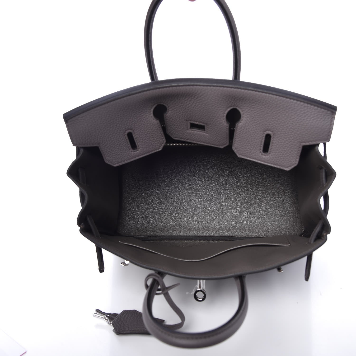 Hermes Togo Birkin 25 Etain 7 of 33