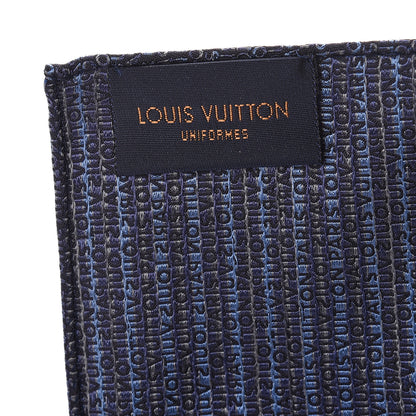 Louis Vuitton Silk Uniformes Pocket Square Blue 3 of 3
