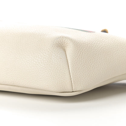 Gucci Grained Calfskin Logo Belt Bag White 10 of 11