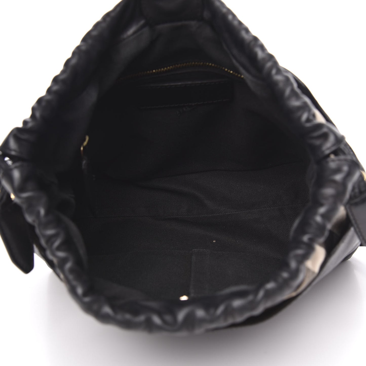 Calfskin House Check Little Crush Black