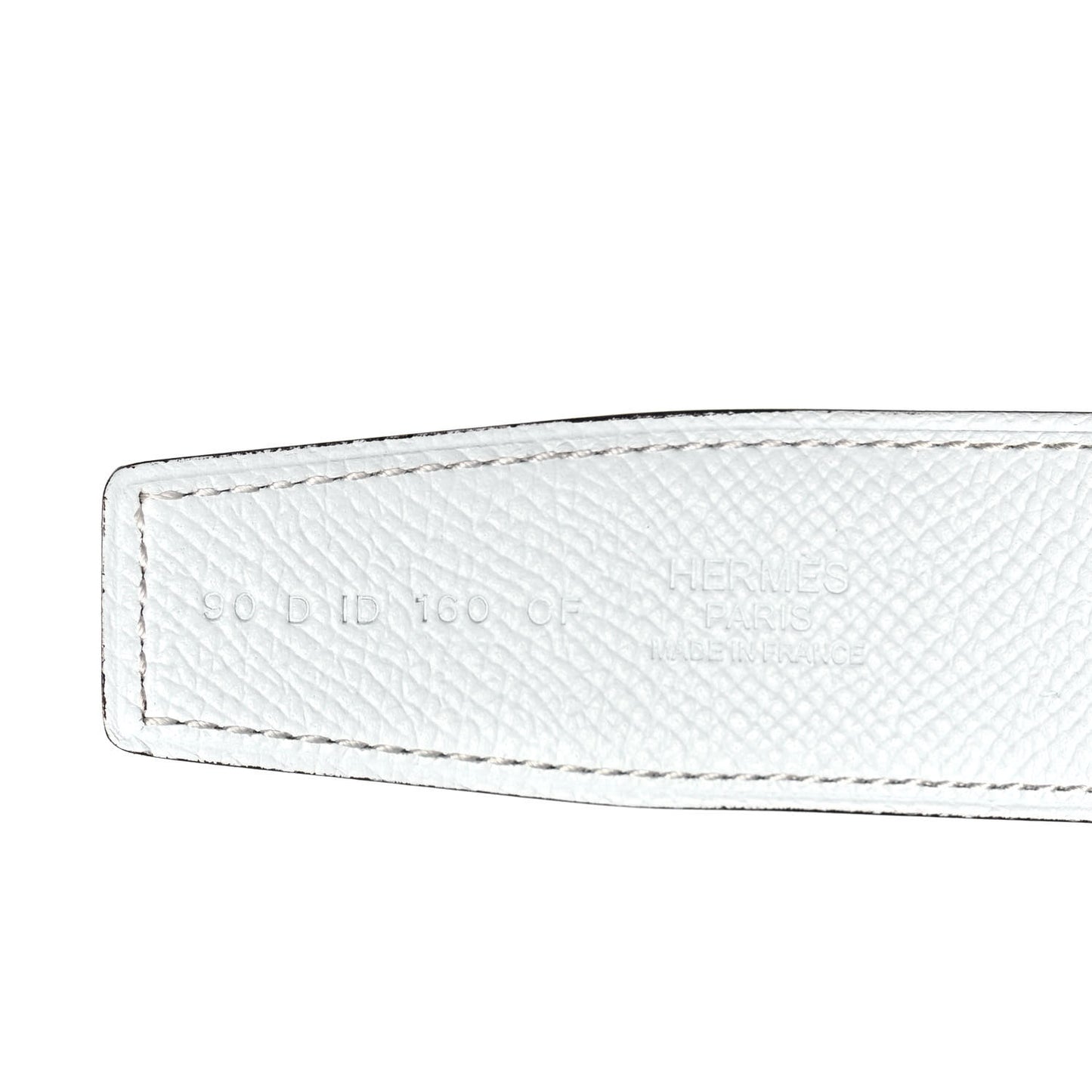 Epsom 32mm H Belt 90 Etoupe White