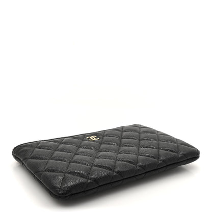 Chanel Caviar Quilted Small Zipped Pouch Black 4 of 7