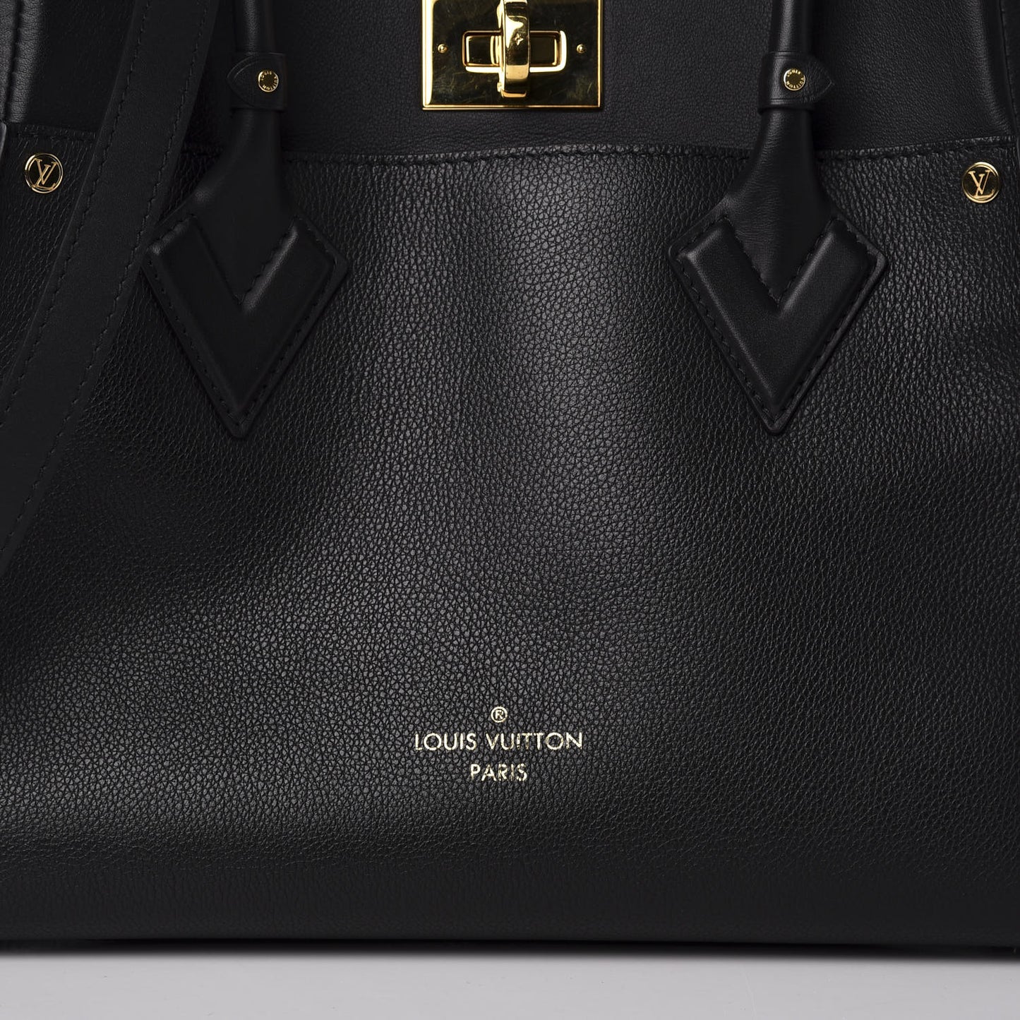 Calfskin Monogram Tufting On My Side Black