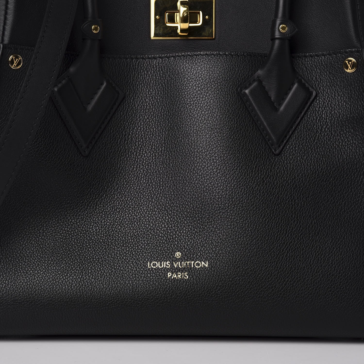 Louis Vuitton Calfskin Monogram Tufting On My Side Black 11 of 12